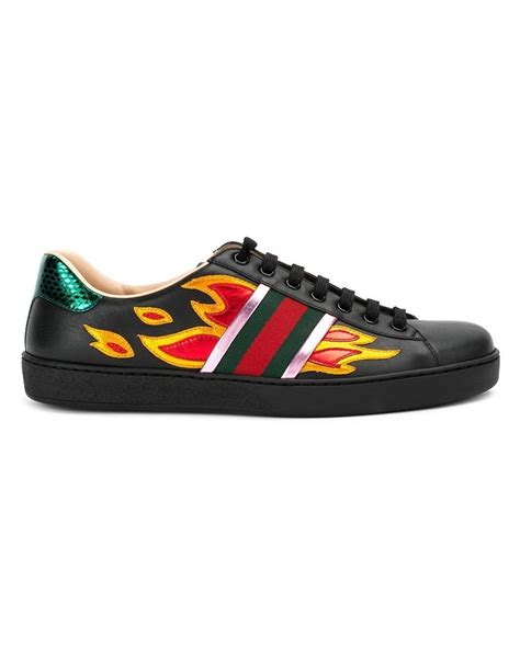 gucci shoes flames|gucci loafers for men.